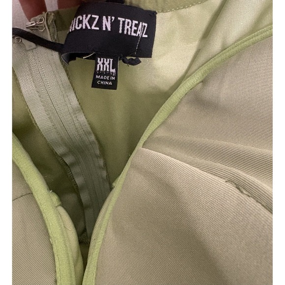 Dolls Kill Women's Trickz N Treatz Dress‎ & Crown Princess Costume Green 2XL New - Picture 3 of 7